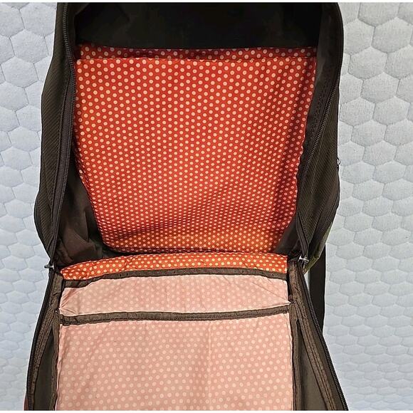 Dakine Womens Prom Pack Backpack Brown Stripes Hiking School Rucksack - Picture 7 of 16